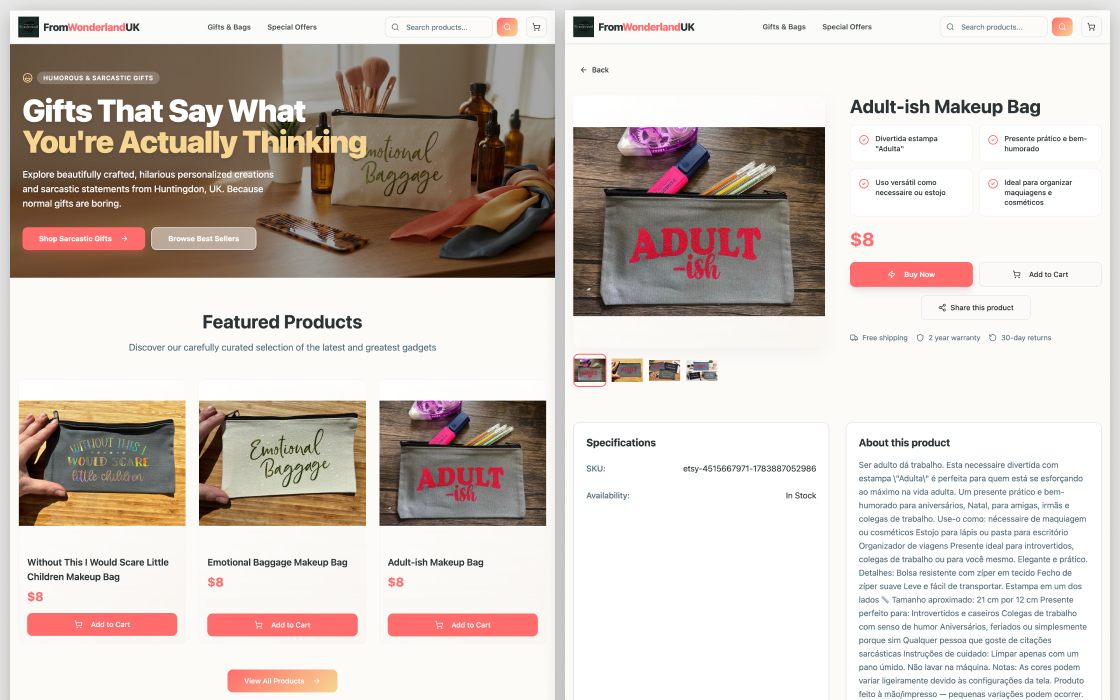 Store: Soy candles & home scents